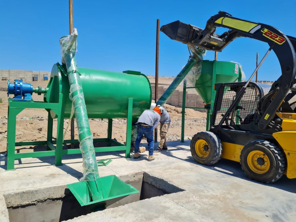 dry mortar mixing plant