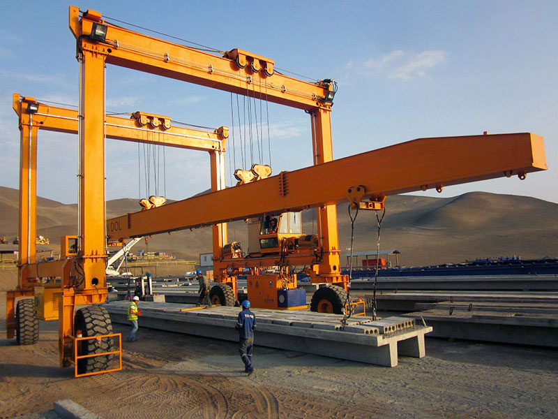 Double Beam Rubber Tyred Gantry Crane