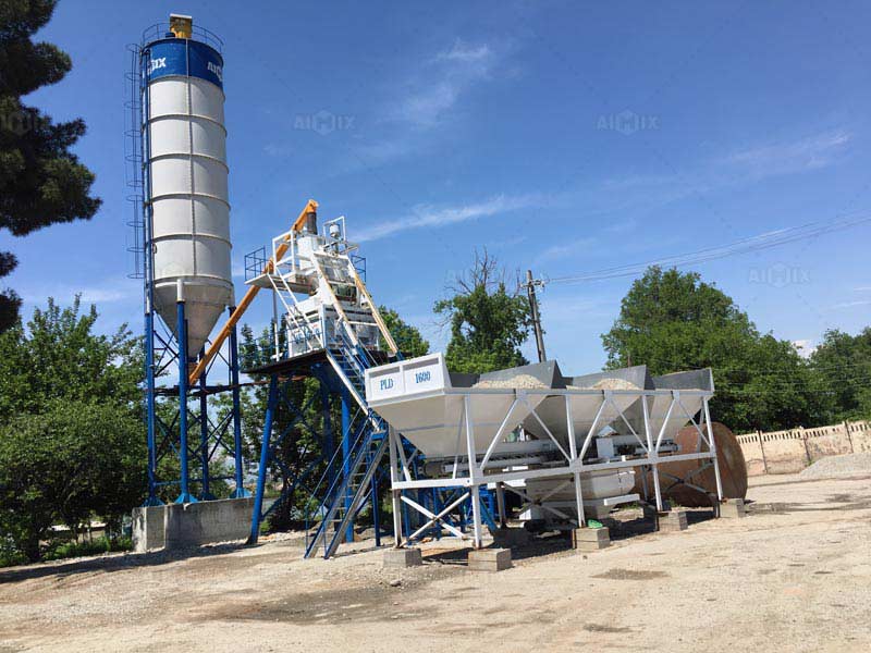 AJ50 batching plant Tajikstan