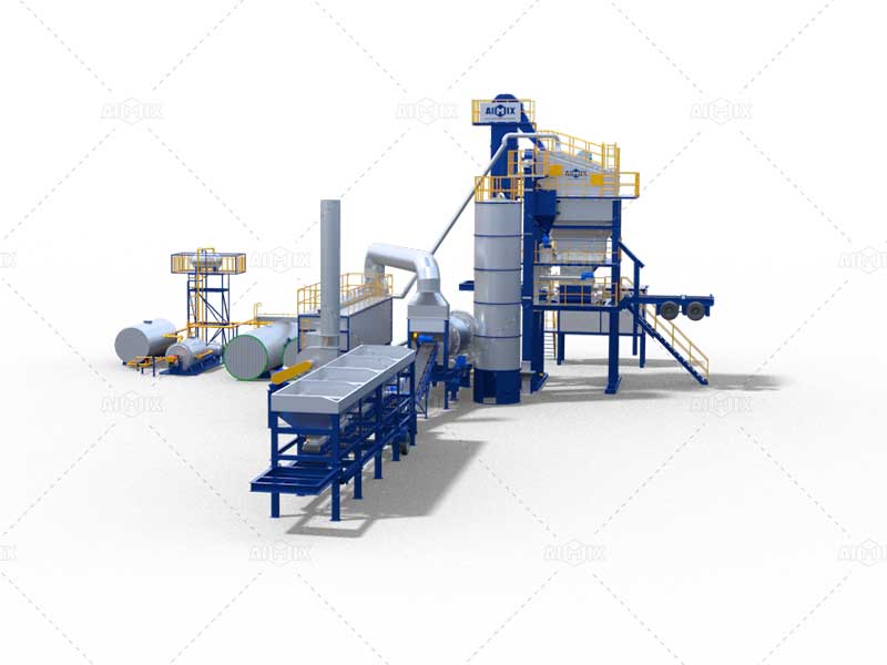 ALYQ-120 mobile asphalt batching plant