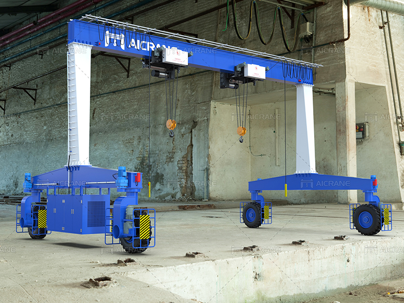 Tyre Mounted Gantry Crane
