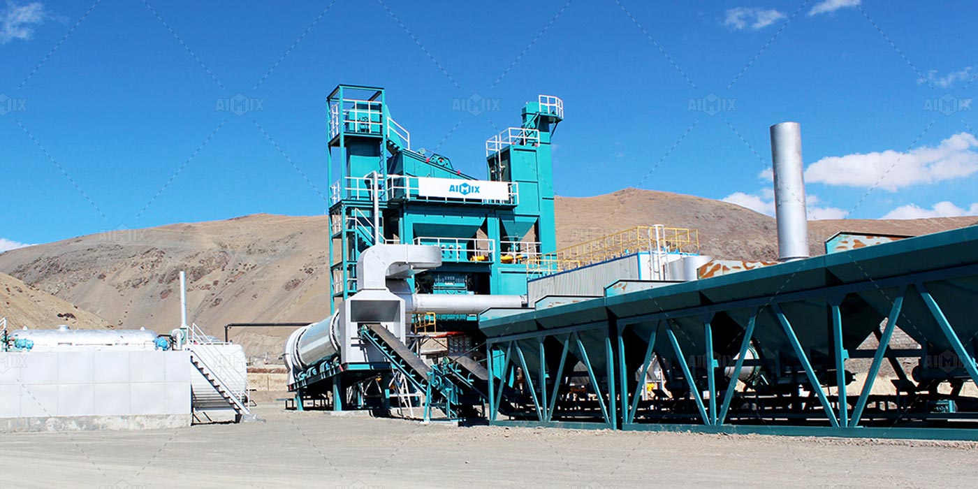 Aimix batch plant for asphalt aggregate