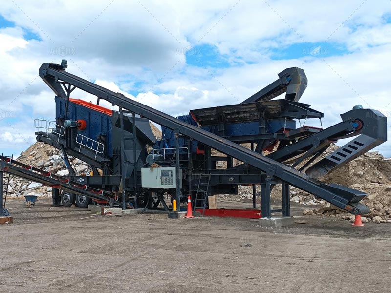 150TPH Mobile Impact Crusher for Construction Waste